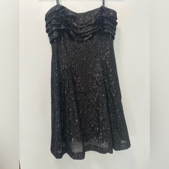 Mustard Seed Dresses & Skirts - Mustard Seed Black Sequin Dress